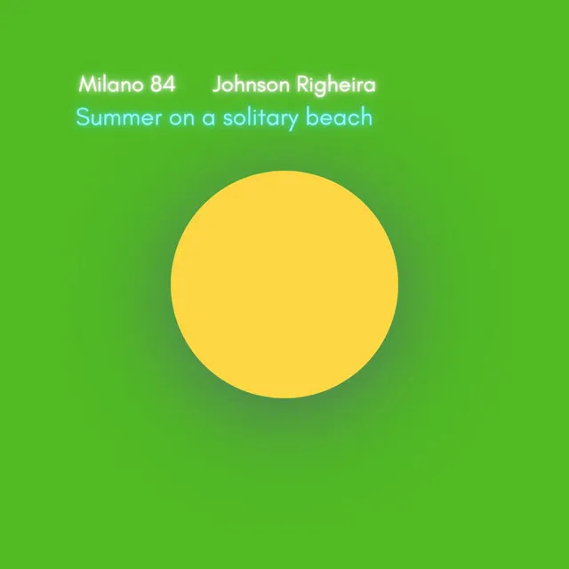 Summer on a solitary beach