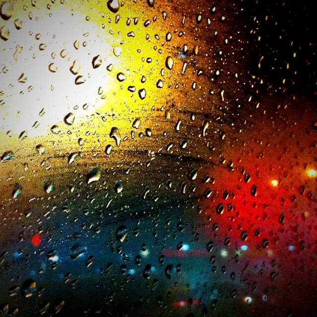 Rain On A Car Window