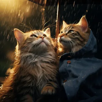 Rainy Pet Symphony: Serene Rainy Pet Retreat by 