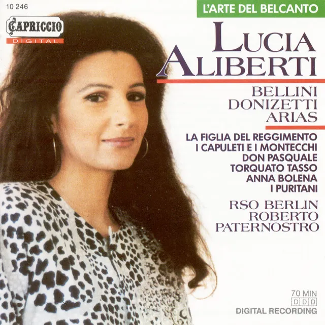 Opera Arias (Soprano): Aliberti, Lucia – Donizetti, G. / Bellini, V.