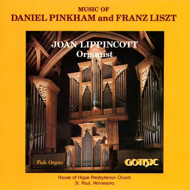 Music of Daniel Pinkham and Franz Liszt