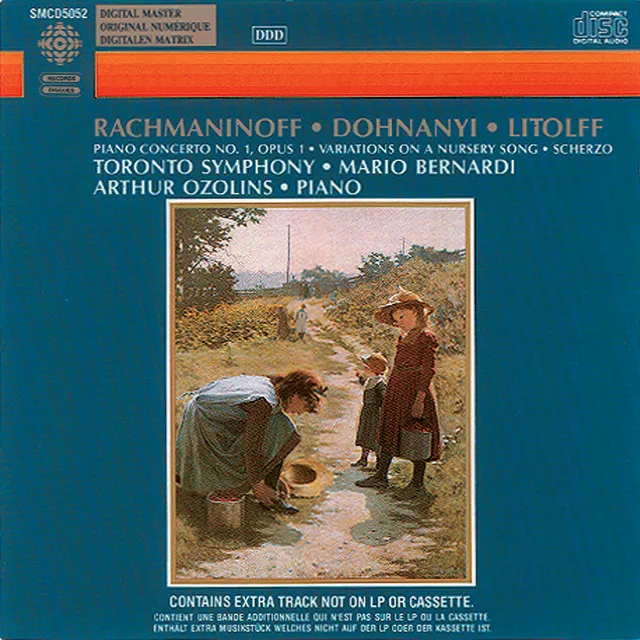 Rachmaninov: Piano Concerto No. 1 / Dohnanyi: Variations On A Nursery Song