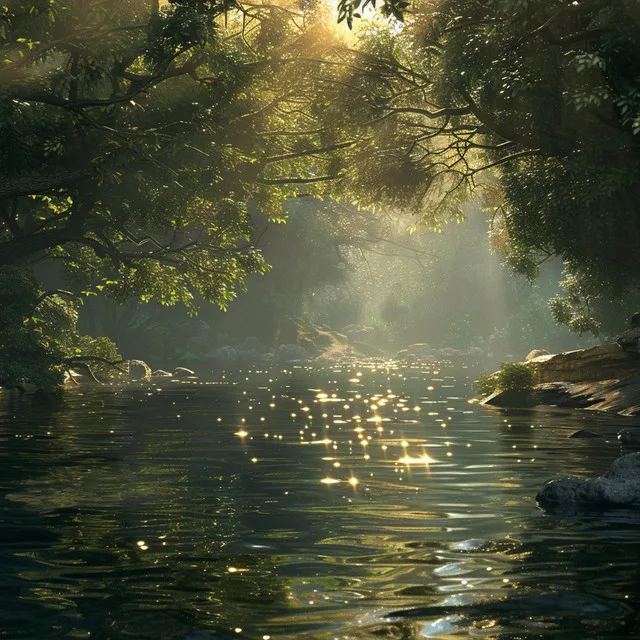 Pets Relax by River