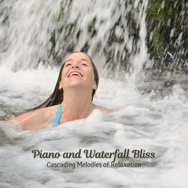 Piano and Waterfall Bliss: Cascading Melodies of Relaxation