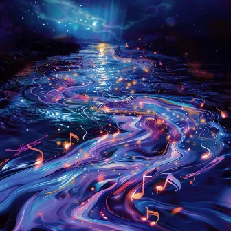 Water's Rhythm: Music of the Flowing Tide by Neon Eyes