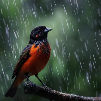 Binaural Nature Soothing for Baby with Rain and Birds by Toddlers Playtime