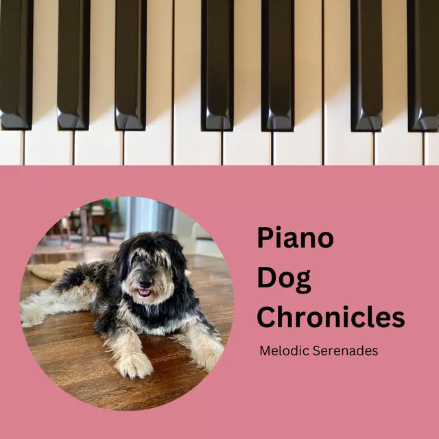 Tranquil Dog Serenity: Piano's Melodic Refuge