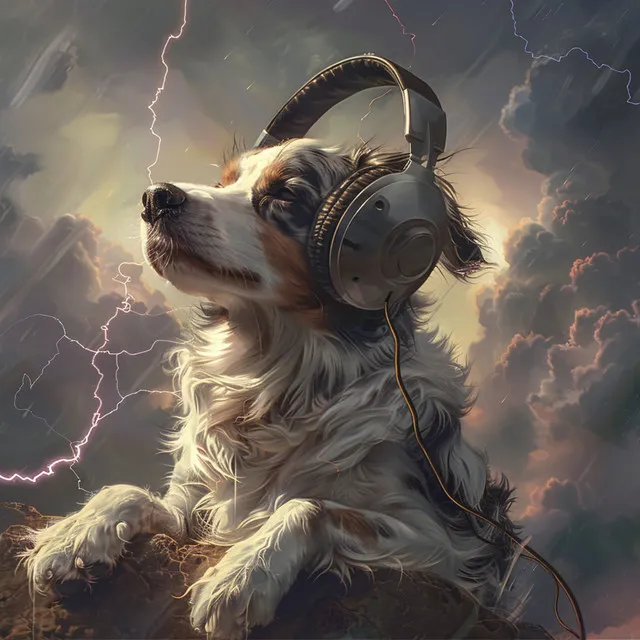 Dog Peaceful Storm