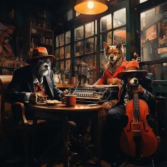 Ritmos Jazz Caninos: Colas En El Café Lounge Para Perritos by Leyendas de la música canina