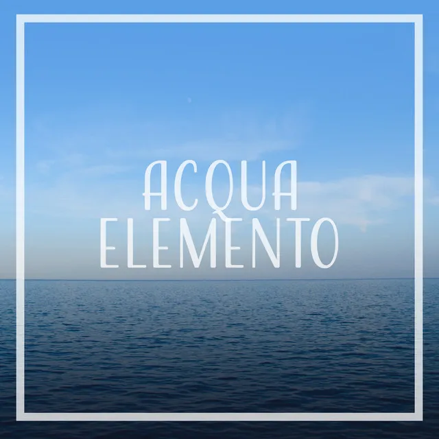 Atmosfera zen di acqua calma