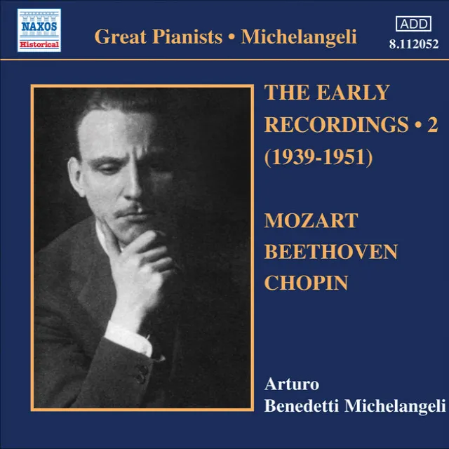 Michelangeli, Arturo Benedetti: Early Recordings, Vol. 2 (1939-1951)