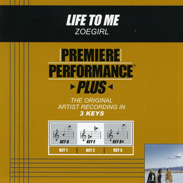 Life To Me - Performance Track In Key Of Bb