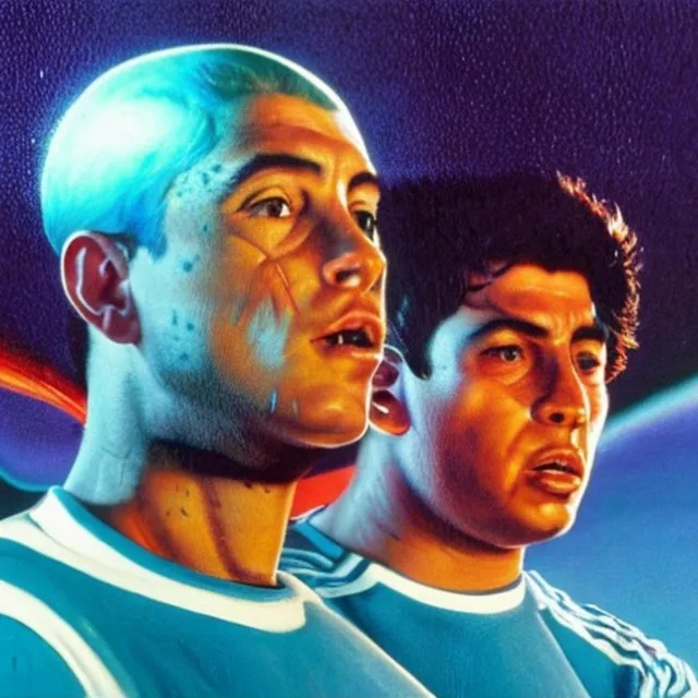 Maradona y Ronaldo