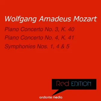 Red Edition - Mozart: Piano Concertos Nos. 3, 4 & Symphonies Nos. 1, 4, 5 by Stuttgart Soloists