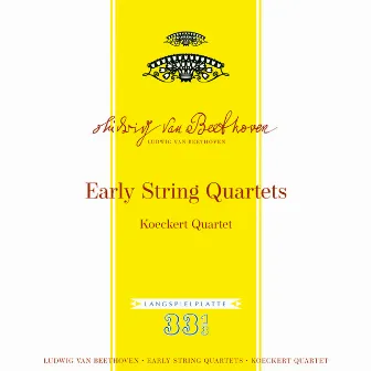 Beethoven: Early String Quartets by Unknown Artist