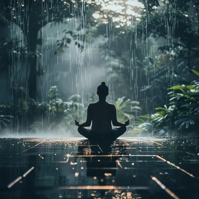 Binaural Rain: Mindful Meditation Echoes