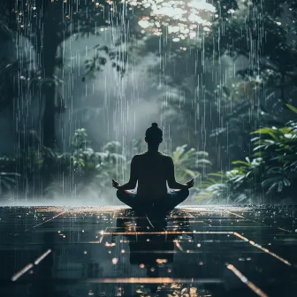 Binaural Rain: Mindful Meditation Echoes by Unknown Artist