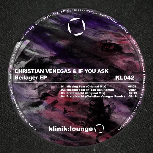 Erste Nacht - Christian Venegas Remix