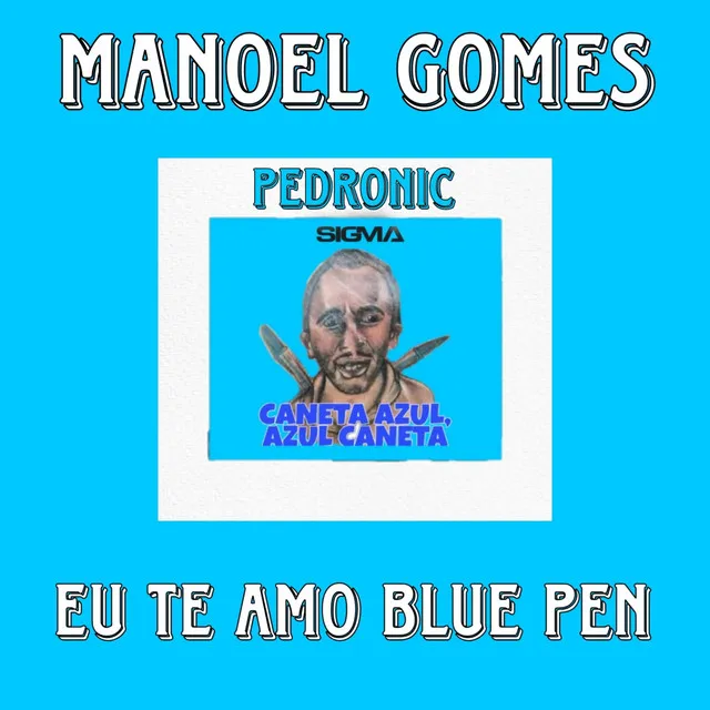 Eu te amo blue pen