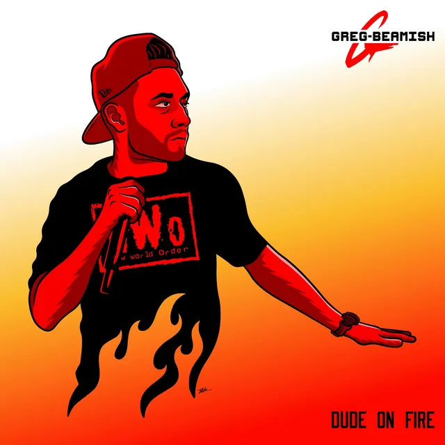 Dude on Fire