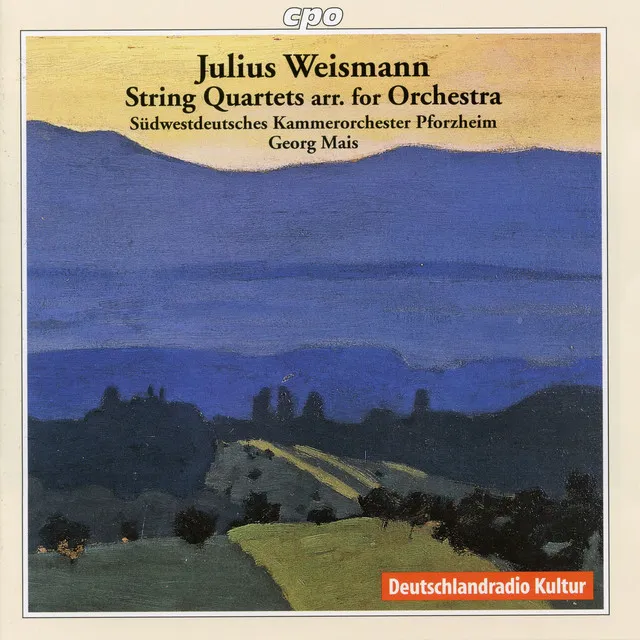 Weismann: String Quartets (Arr. for String Orchestra)