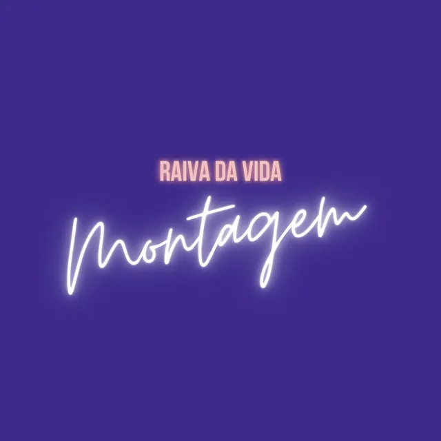 Montagem - Raiva da vida