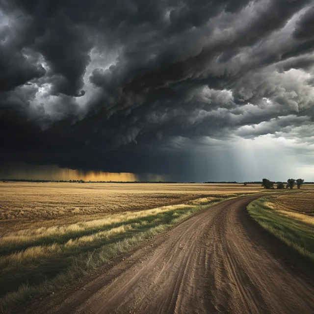 Rugido Calmante De La Tormenta Distante