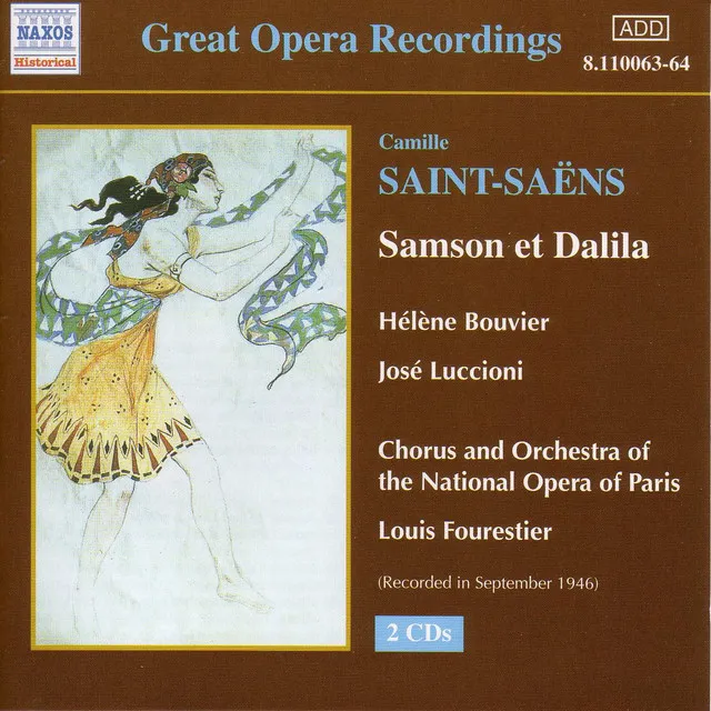 Samson et Dalila, Op. 47: Ah! Fuyez, douce image!