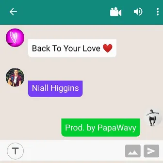 Back to Your Love by Niall Higgins