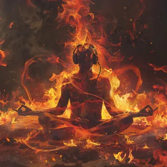 Flame Meditation: Harmonic Fire Music by Sunrise Flames Fire Sounds