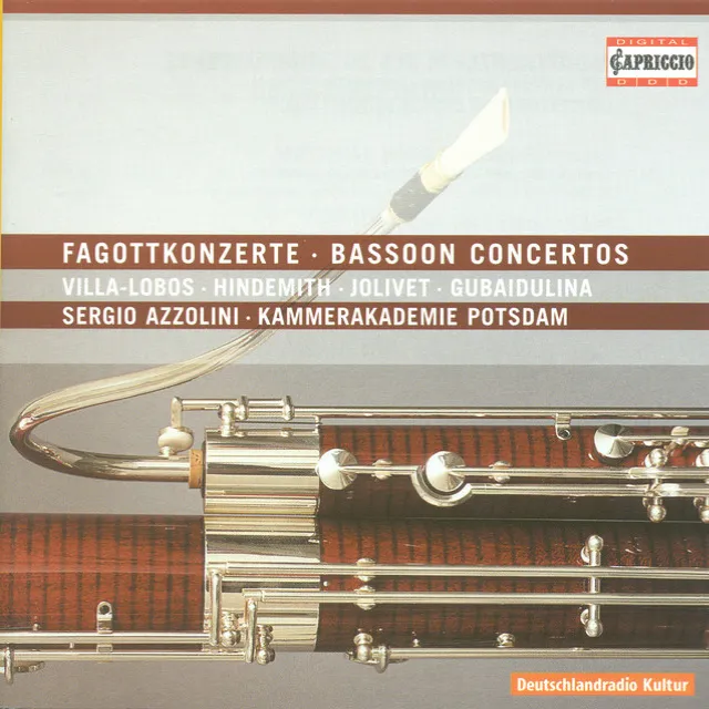 Bassoon Concertos (20Th Century) - Villa-Lobos, H. / Hindemith, P. / Jolivet, A. / Gubaidulina, S.