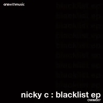 Blacklist EP by Nicky C