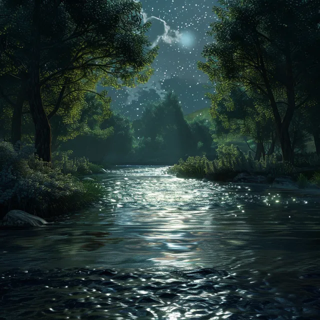 Soothing River at Night