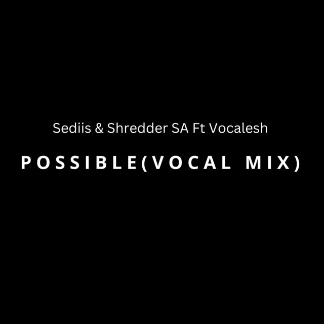 Possible - Vocal Mix