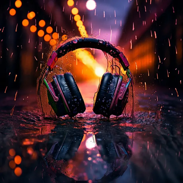 Binaural Raindrops Soft Tunes