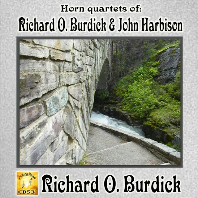 Burdick, Richard: Quintet "The Greats" for English horn with horn quartet, Op. 303: I. Moderato