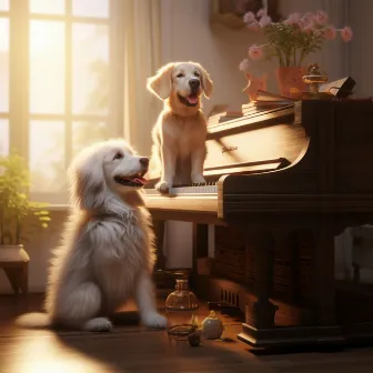 Pets Piano: Comforting Paws Harmony by Raining for Calm Pets