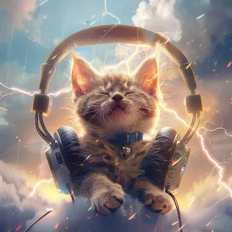 Cats Thunder Purring: Silent Comfort by Cat Music Jukebox