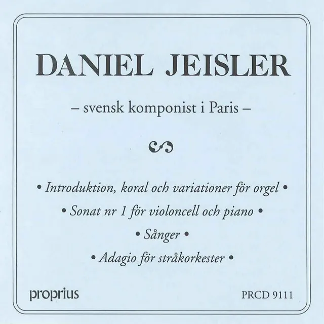 Daniel Jeisler - Swedish Composer in Paris