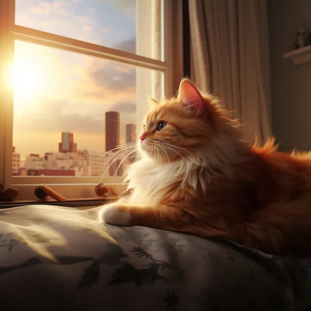 Purring Harmonies: Ambient Music for Cats' Comfort