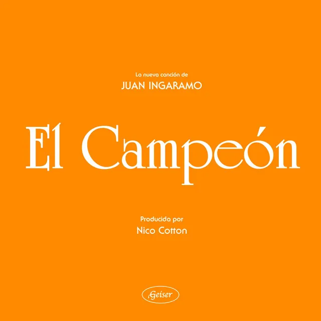 El Campeón - Single