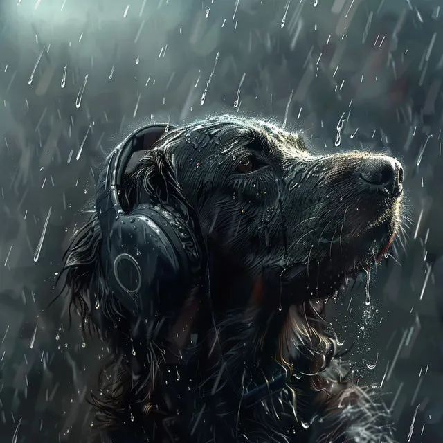 Soothing Binaural Rain for Anxious Dogs