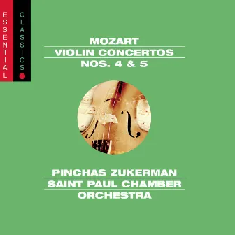 Mozart: Violin Concertos Nos. 4 & 5, Adagio, K. 261 & Rondo, K. 373 by Pinchas Zukerman