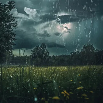 La Noche Tranquila Del Trueno: Paisajes Sonoros Para Dormir by Quedarse durmiendo con ruidos de gotas de lluvia