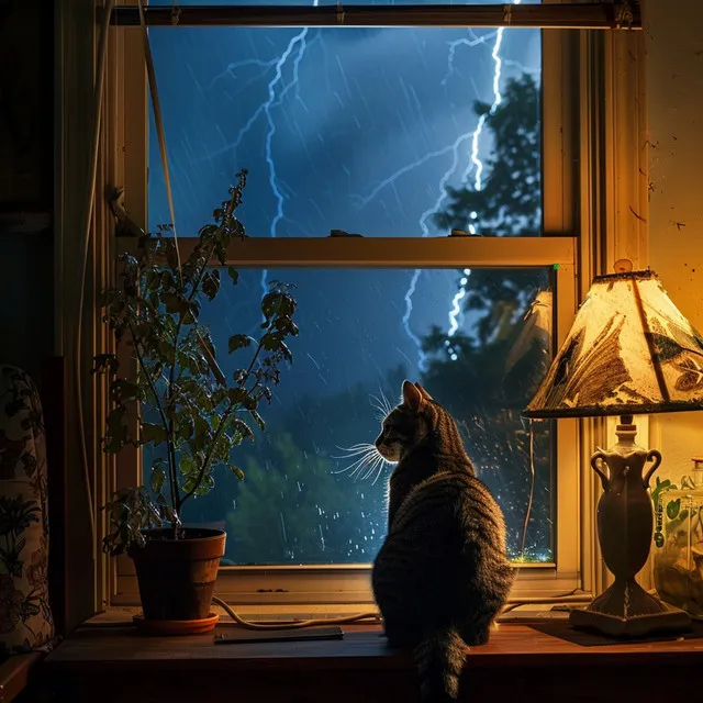 Calma Para Gatos Con El Ronroneo Del Trueno