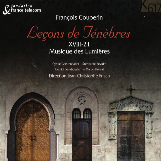 Couperin: Leçons de ténèbres