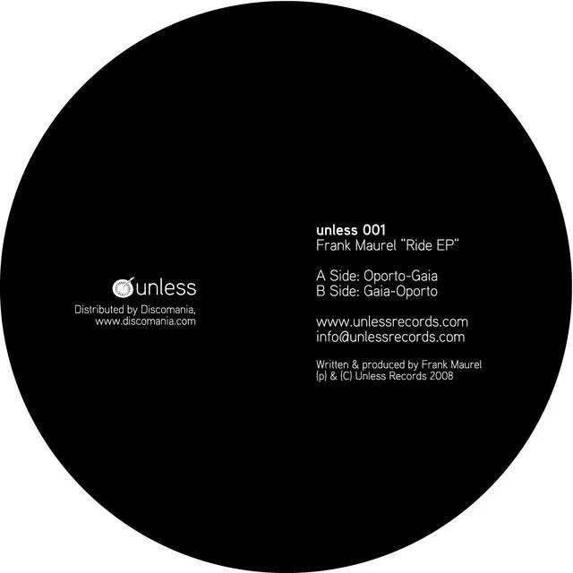 Unless001 Frank Maurel Ride EP