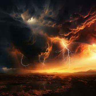 Binaural Thunder's Sleep Echoes: Calming Storm Sounds by Sleep Frequencies