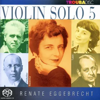 Violin Solo, Vol. 5 by Renate Eggebrecht