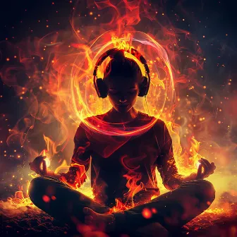 Binaural Fire Calm: Meditation Melodies by Wave Sculptures